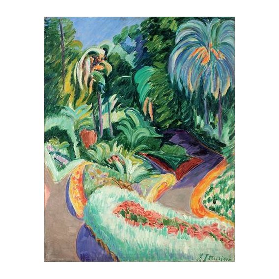 cuadros de paisajes - Cuadro -Jardin-