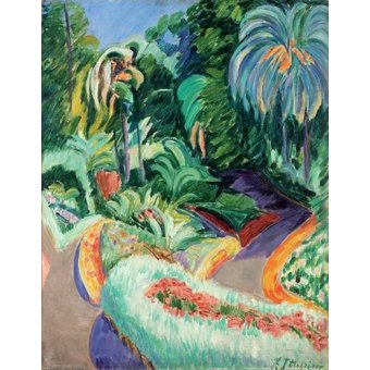 cuadros de paisajes - Cuadro -Jardin-