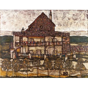 cuadros de paisajes - Cuadro -House with Shingle Roof (Old House II), 1915-