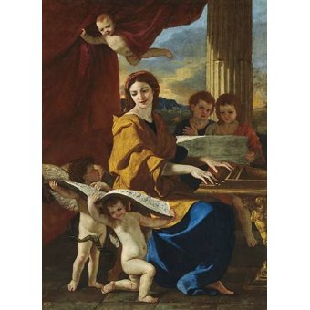 cuadros religiosos - Cuadro -Santa Cecilia-