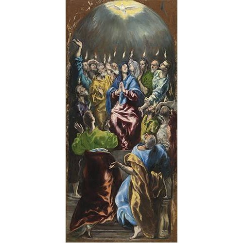 cuadros religiosos - Cuadro -Pentecostés, 1597-