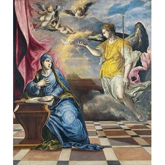 cuadros religiosos - Cuadro -La Anunciación, 1576-