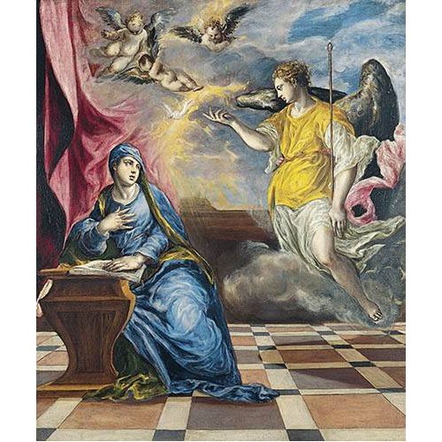 Cuadro Religioso -La Anunciación, 1576-, El (D. Theotocopoulos) Greco