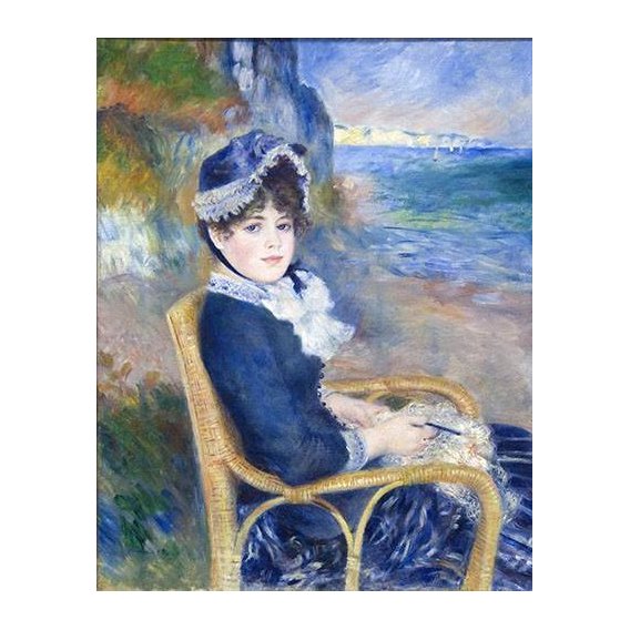 cuadros de retrato - Cuadro -By the Seashore, 1883-