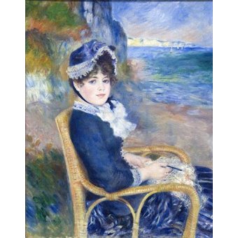 cuadros de retrato - Cuadro -By the Seashore, 1883-
