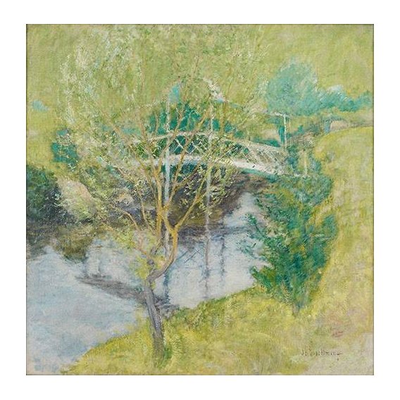 cuadros de paisajes - Cuadro -El Puente Blanco-