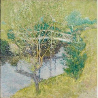 cuadros de paisajes - Cuadro -El Puente Blanco-