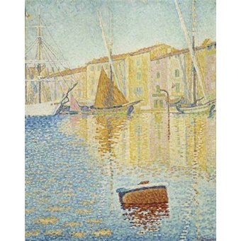 cuadros de marinas - Cuadro -La Bouée rouge, Saint-Tropez, 1895-