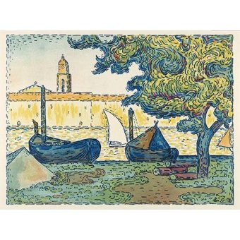 cuadros de paisajes - Cuadro -Saint-Tropez-