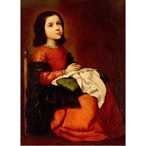Cuadro Religioso -La Infancia De La Virgen-, Francisco de Zurbaran