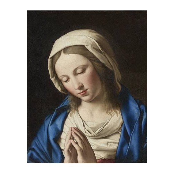 cuadros religiosos - Cuadro -La Virgen Rezando (II)-