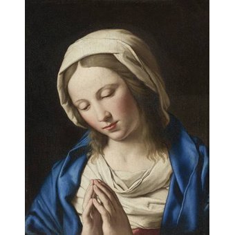 cuadros religiosos - Cuadro -La Virgen Rezando (II)-