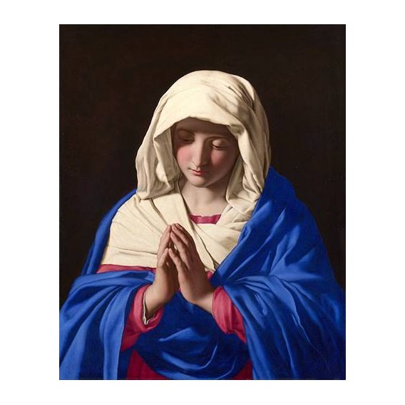 cuadros religiosos - Cuadro -La Virgen rezando, 1640-50-
