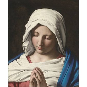 cuadros religiosos - Cuadro -La VIrgen Rezando-