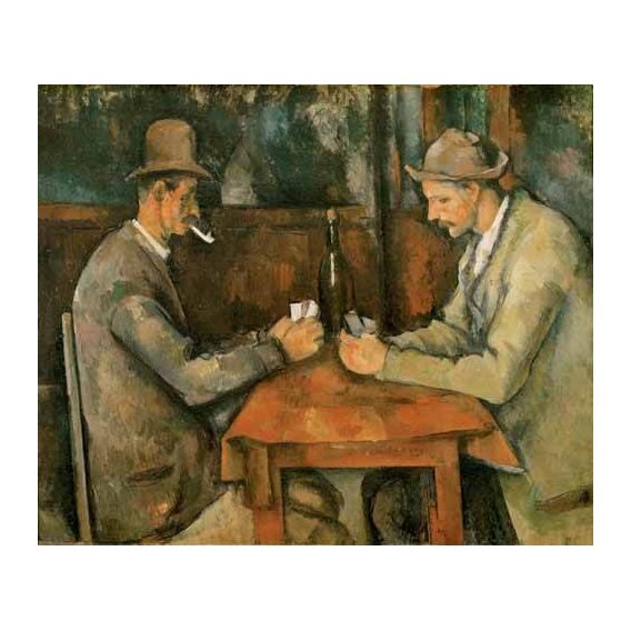 cuadros de retrato - Cuadro -Los jugadores de cartas, 1890-