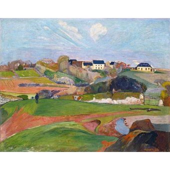 cuadros de paisajes - Cuadro -Paisaje en Le Pouldu, 1890-