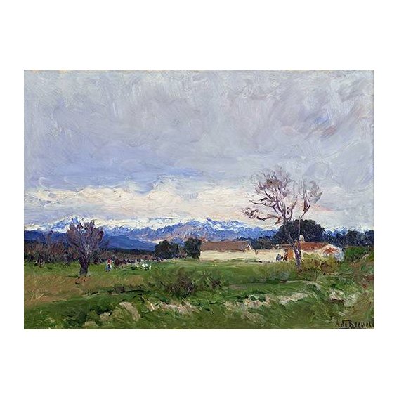 cuadros de paisajes - Cuadro -Paisaje del Pardo (Madrid)-