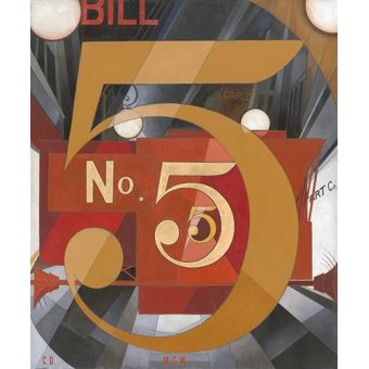 cuadros modernos - Cuadro -I Saw the Figure 5 in Gold-