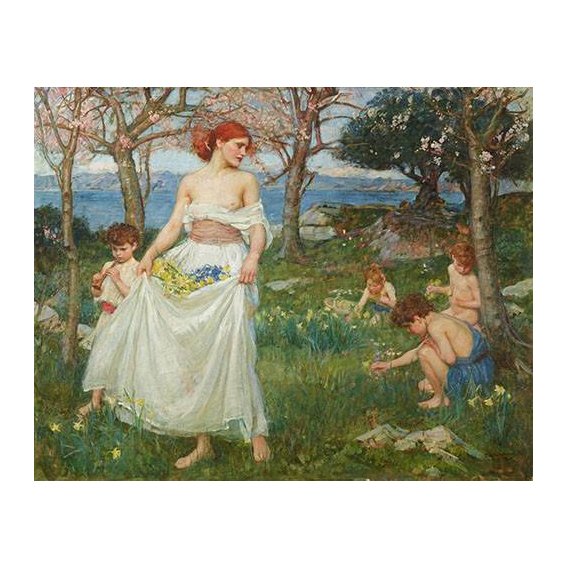 cuadros de retrato - Cuadro -Le Champ Du Printemps-