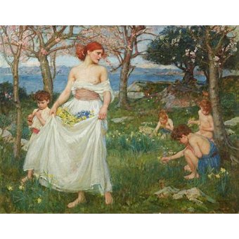 cuadros de retrato - Cuadro -Le Champ Du Printemps-