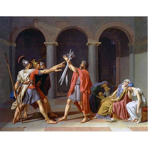 Cuadro -El Juramento De Los Horacios-, Jacques Louis David