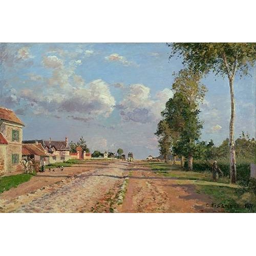 Cuadro -Route de Versailles-, Camille Pissarro