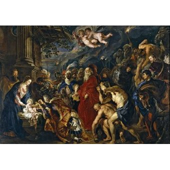 Cuadro -La adoracion de los reyes magos-