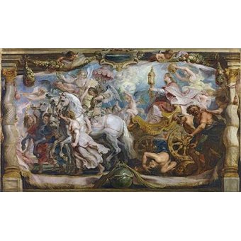 Cuadro -El triunfo de la iglesia-