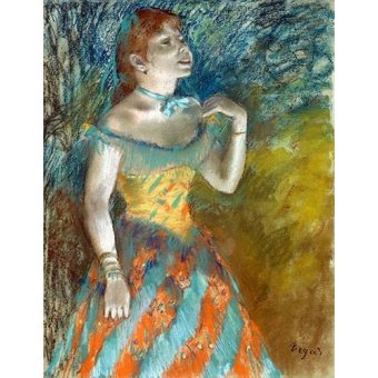 Cuadro -Cantora em verde-
