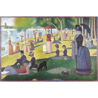 Cuadro -Sunday Afternoon on the Island of La Grande Jatte, 1884-86-