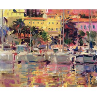 Cuadro -Golden Harbour Vista -