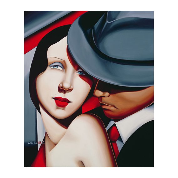 Cuadro -Adam and Eve, Gangster Study-