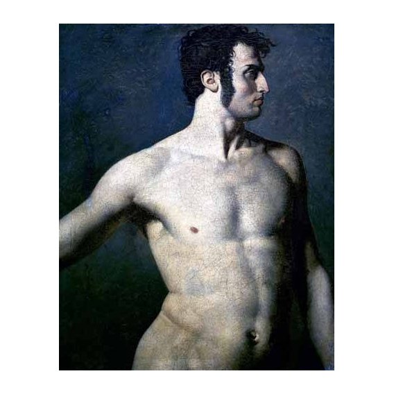 cuadros de retrato - Cuadro -Torso de hombre-