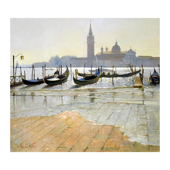 Cuadro -Venice at Dawn (oil on canvas)-