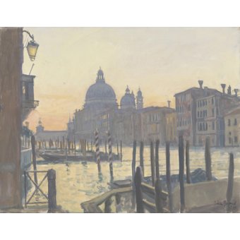 Cuadro -Sunrise Grand Canal, 2009 (oil on canvas)-