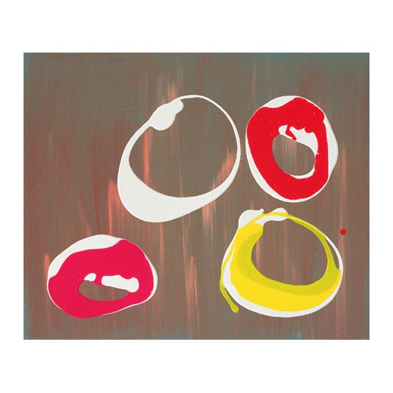 Cuadro -Young Flying Fish III, 1997 (acrylic on canvas)-