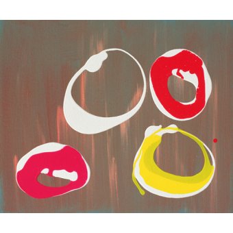 Cuadro -Young Flying Fish III, 1997 (acrylic on canvas)-