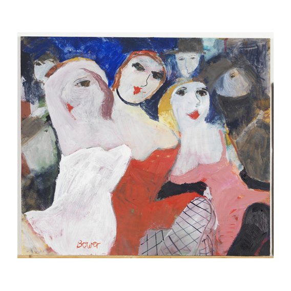 Cuadro -Les Belles Dames, 2009 (oil on board)-