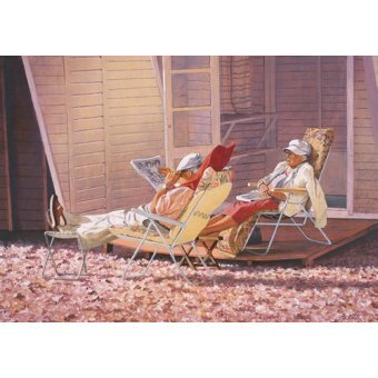 Cuadro -Evening Rest (oil on canvas)-