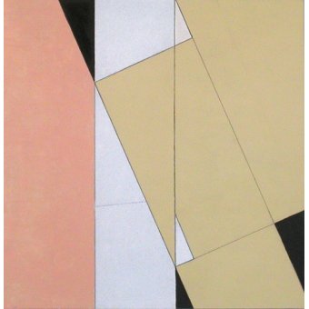 Cuadro -Spatial Relationship, No 2, 2003 (oil on paper and board)-