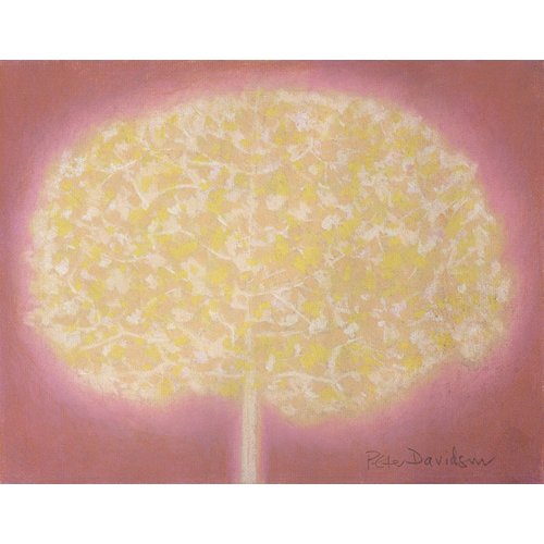 Cuadro -yellow / glowing (oil pastel on canvas)-, Peter Davidson