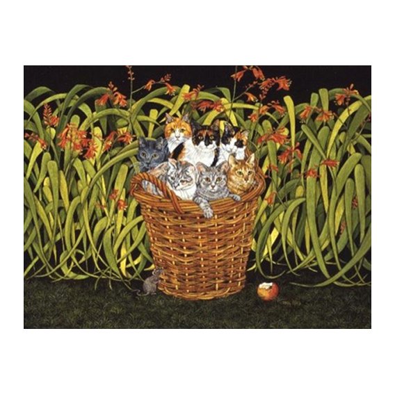 Cuadro -The Montbretia-Mouse-