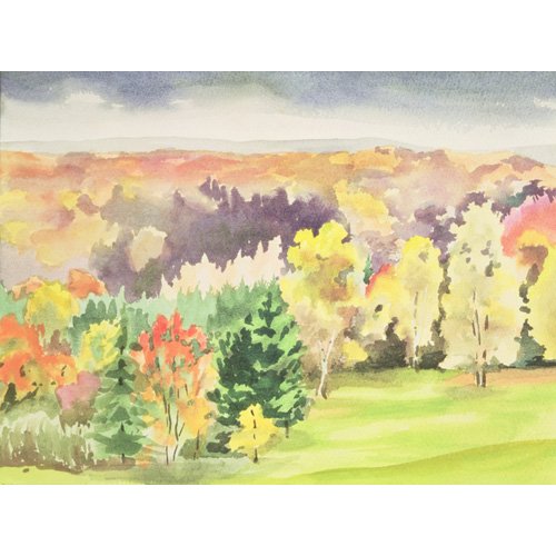 Cuadro Moderno - No.64 Autumn, Beaufays, Liege, Belgium -, Izabella Godlewska de Aranda