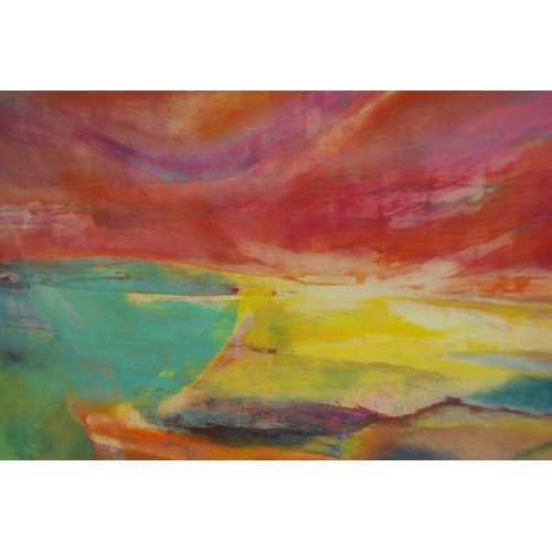 Cuadro Abstracto - Between Land and Sea, Landscape, 2016, Lou Gibbs