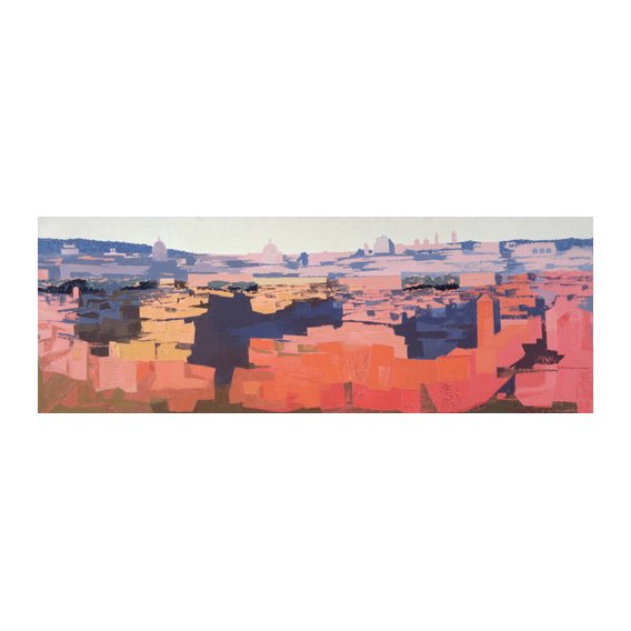 Cuadro -Rome, View from the Spanish Academy on the Gianicolo, Sunset, 1968-