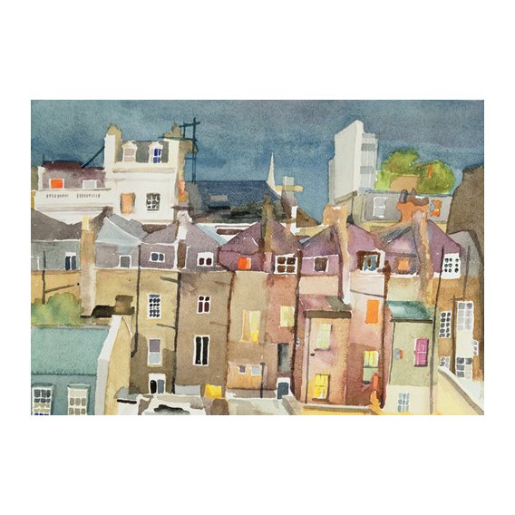 Cuadro -View from Rear Window of 48 Chester Square, SW1, 1982-