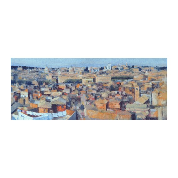 Cuadro -Rome, View from the Spanish Academy on the Gianicolo, 1968-