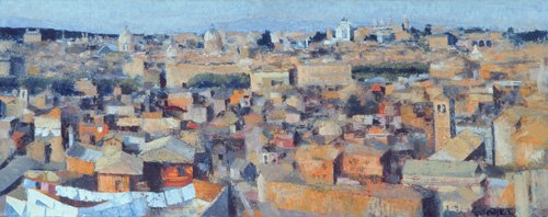 Cuadro -Rome, View from the Spanish Academy on the Gianicolo, 1968-