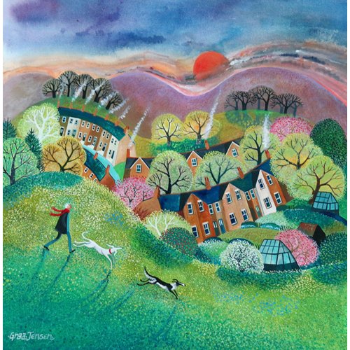 Cuadro -Up the mount, 2019-, Lisa Graa Jensen