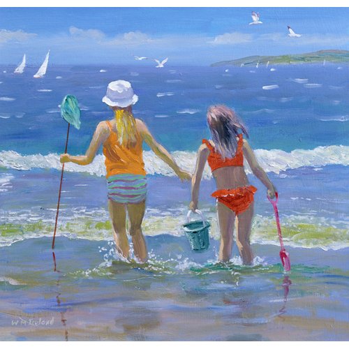 Cuadro de Marinas - Gone Fishing, William Ireland